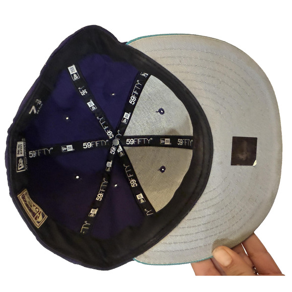 Detroit Pistons Hat Cap Fitted Mens 7 3/8 NBA Hardwood Classics 59FIFTY New Era - Picture 5 of 7